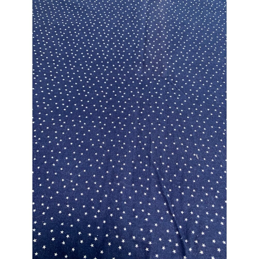 Blue Star Pattern Cotton Fabric 17" x 18" wide Quilting - Picture 2 of 12